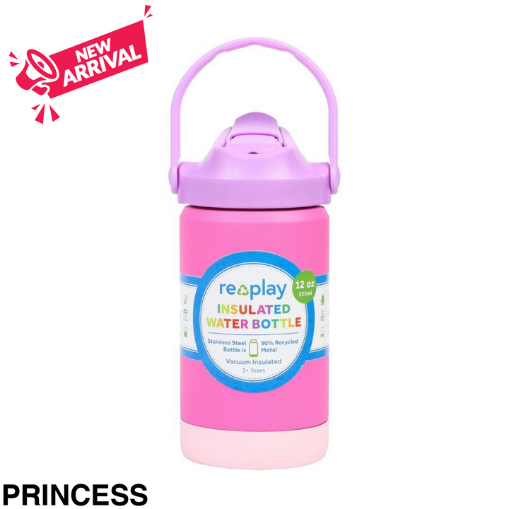 Replay 355ml Insulated Water Bottle Princess