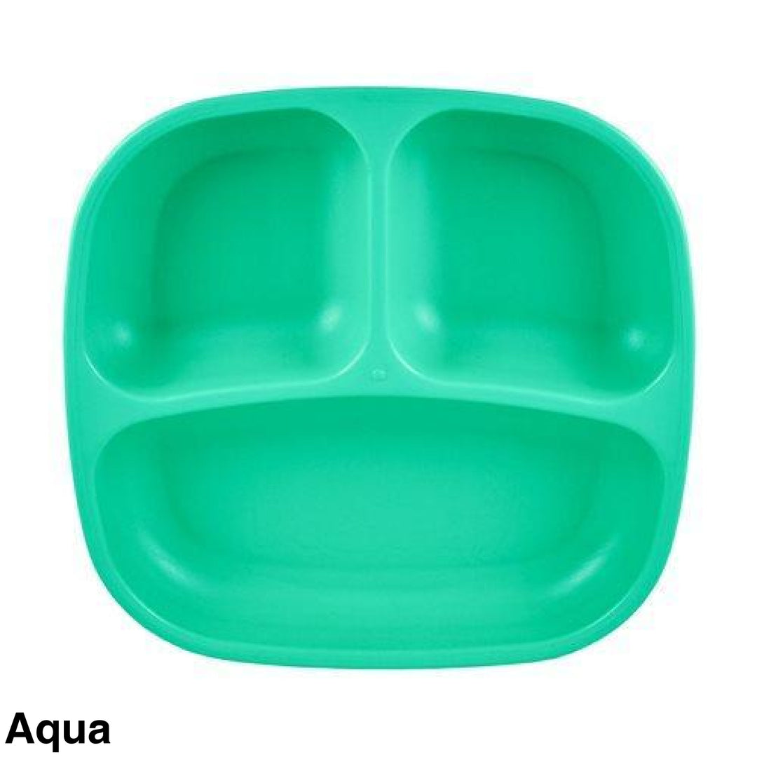 Replay Divided Plate Aqua