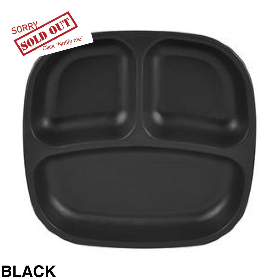 Replay Divided Plate Black