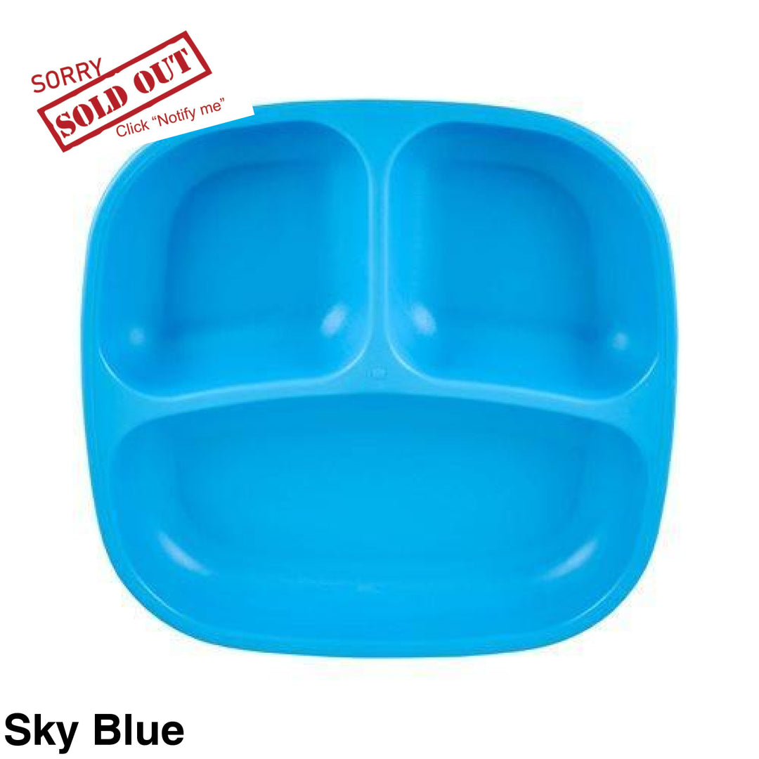 Replay Divided Plate Sky Blue