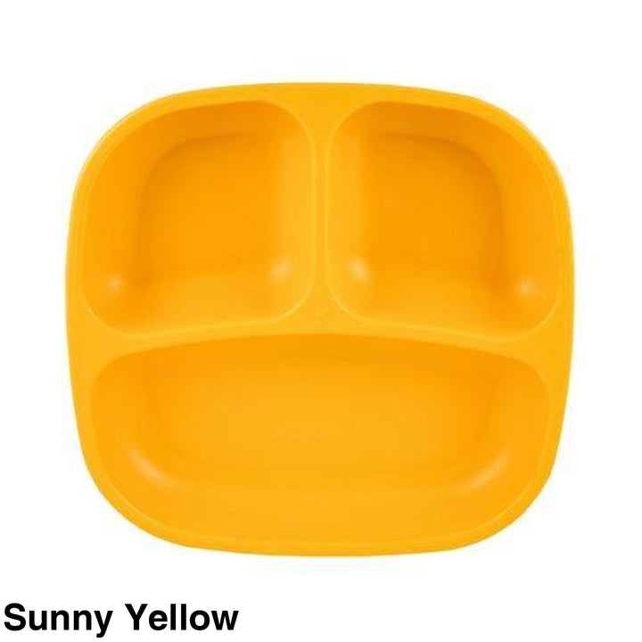 Replay Divided Plate Sunny Yellow