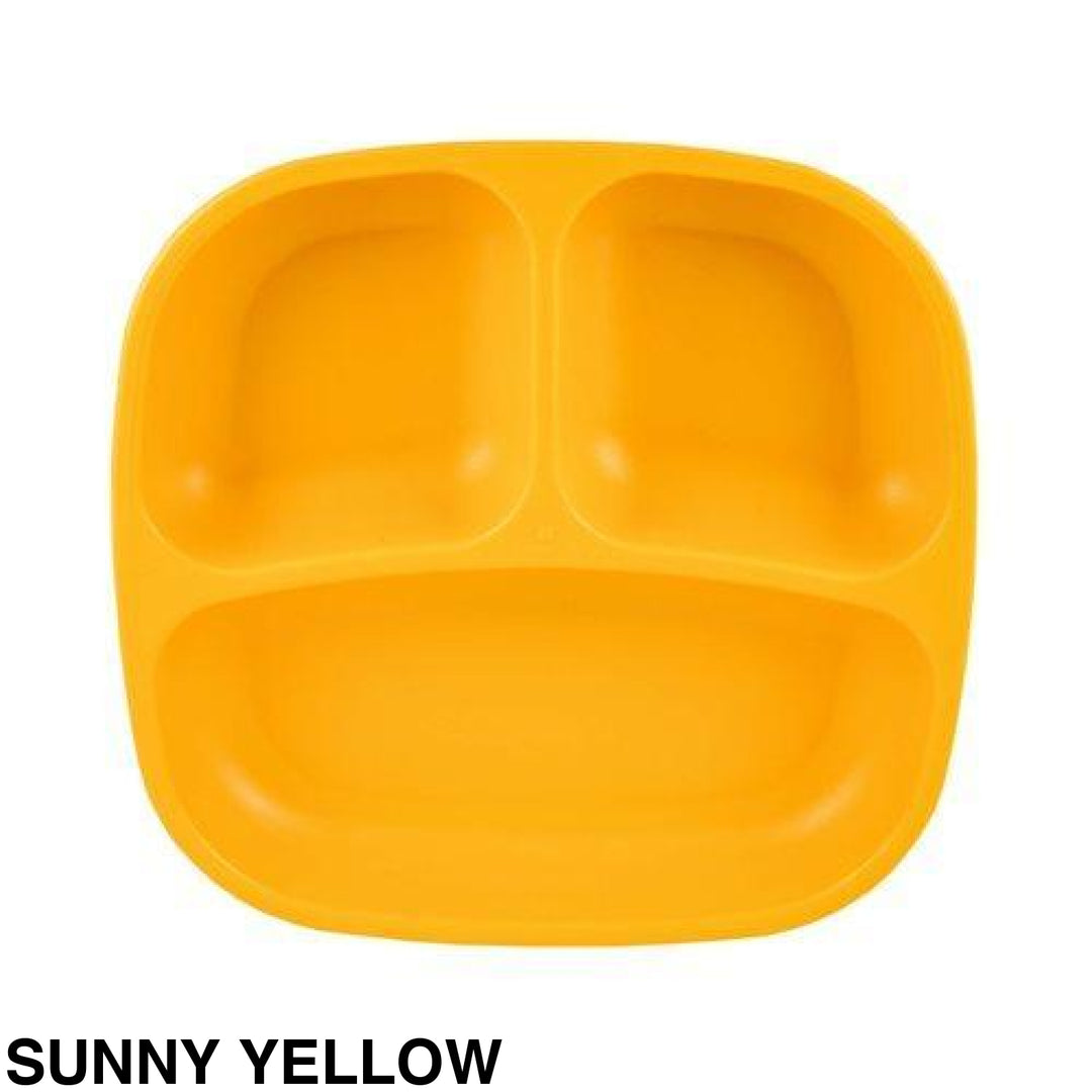 Replay Divided Plate Sunny Yellow
