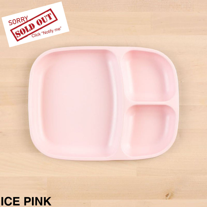 Replay Divided Tray Ice Pink Tableware