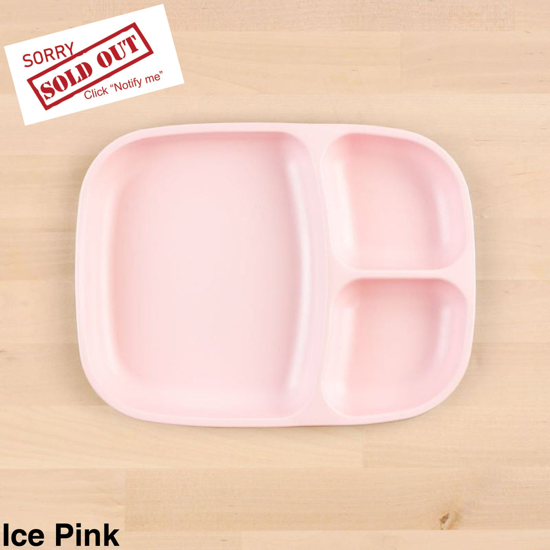 Replay Divided Tray Ice Pink Tableware