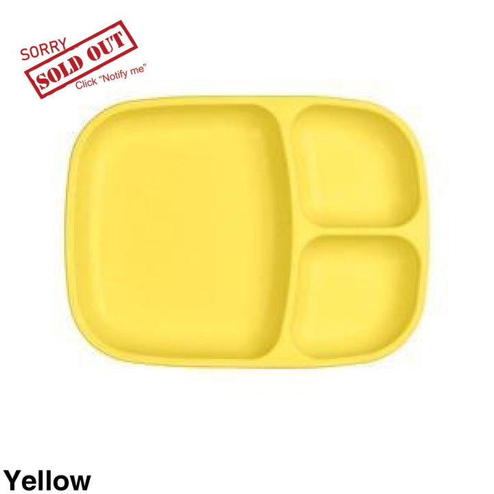 Replay Divided Tray Yellow