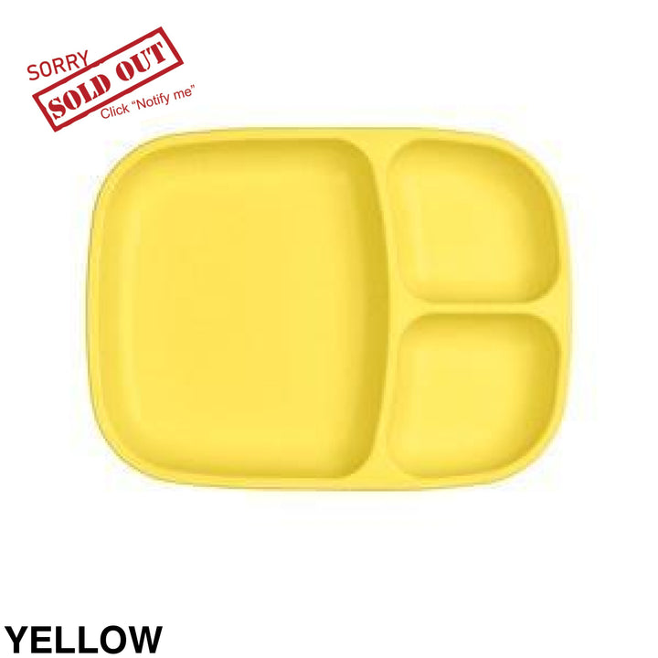 Replay Divided Tray Yellow