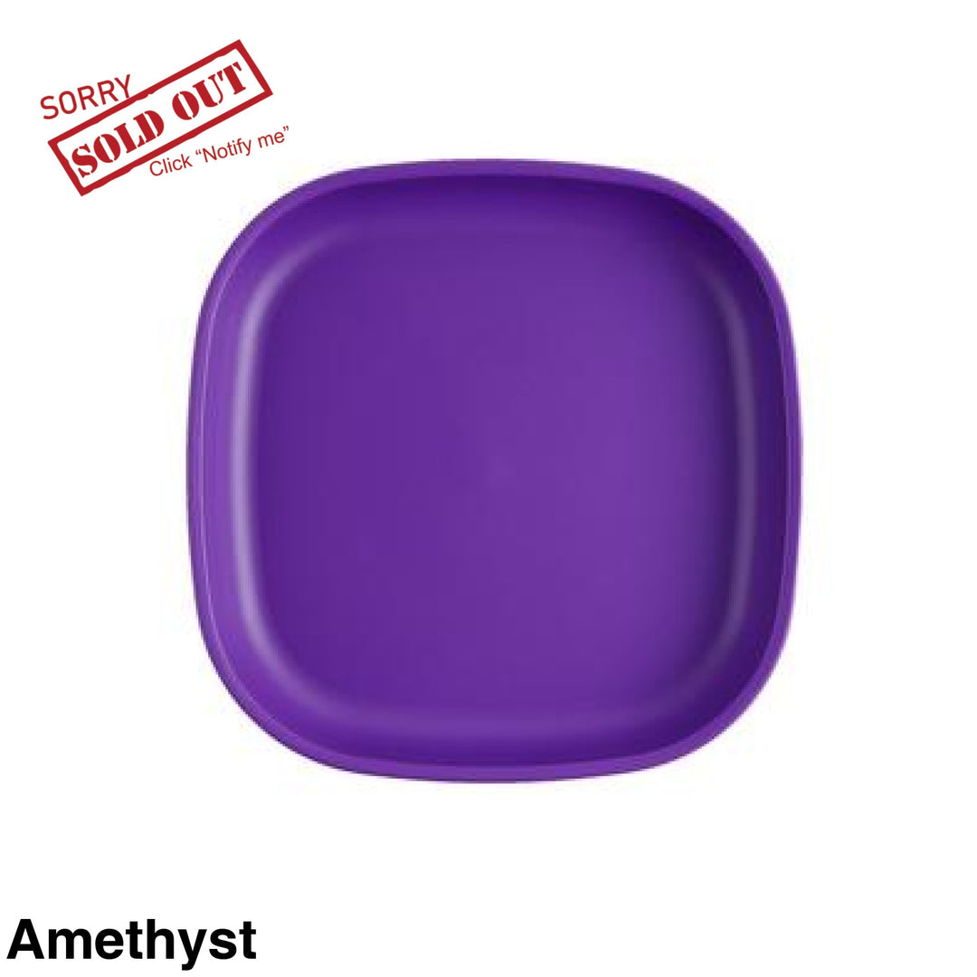 Replay Large Flat Plate Amethyst