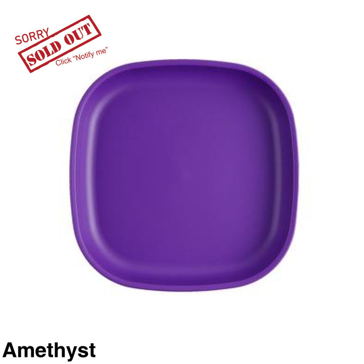 Replay Large Flat Plate Amethyst