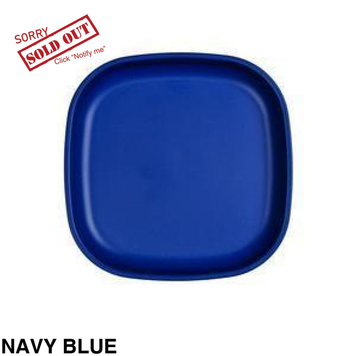 Replay Large Flat Plate Navy Blue