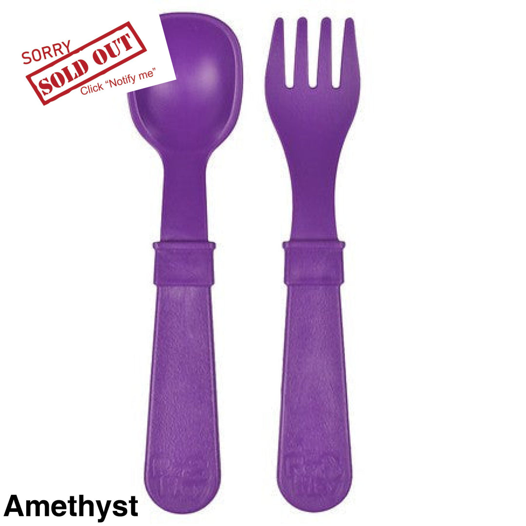 Replay Toddler Utensils Amethyst