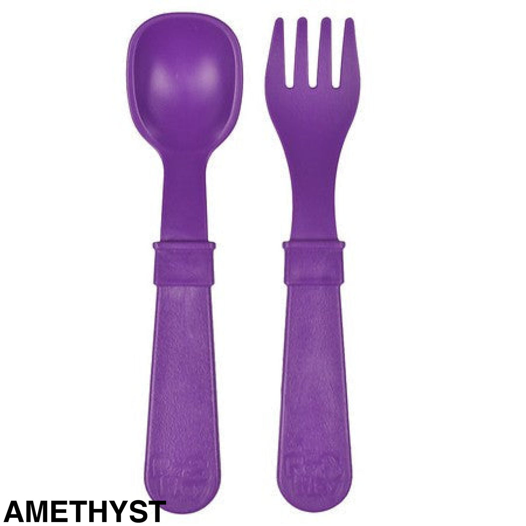 Replay Toddler Utensils Amethyst