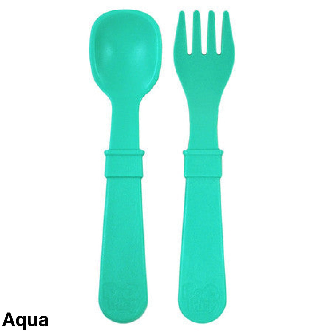 Replay Toddler Utensils Aqua