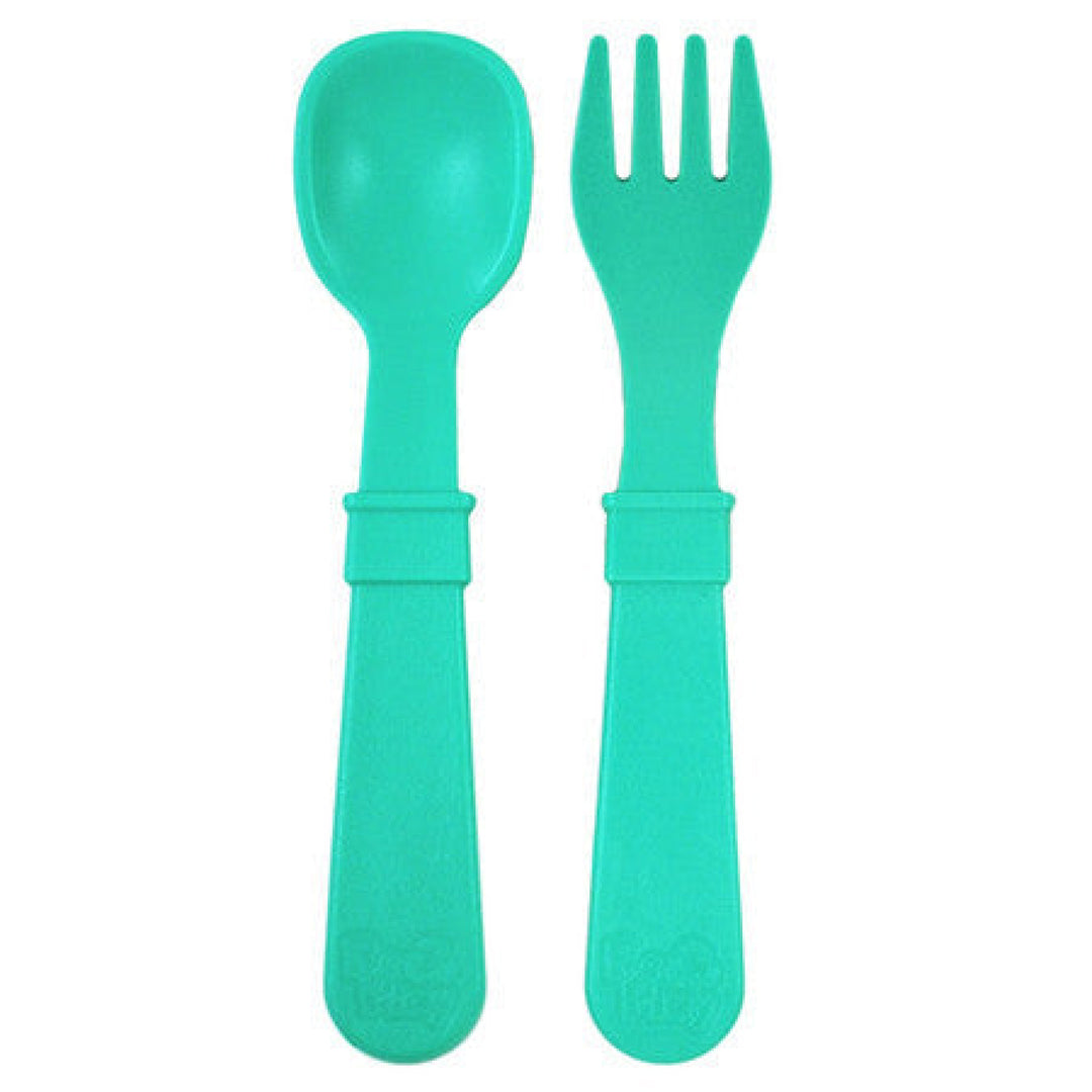 Replay Toddler Utensils Aqua