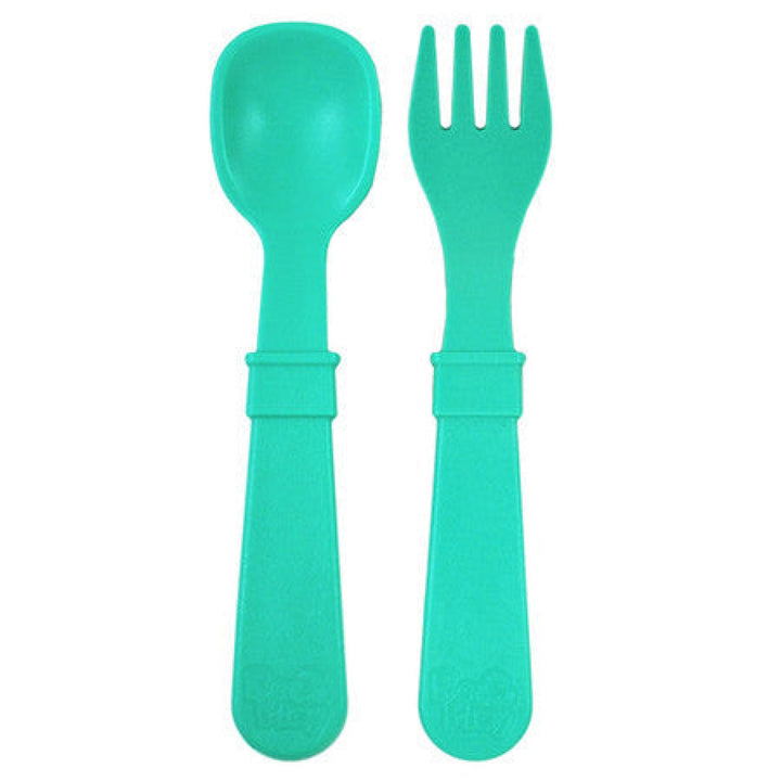 Replay Toddler Utensils Aqua