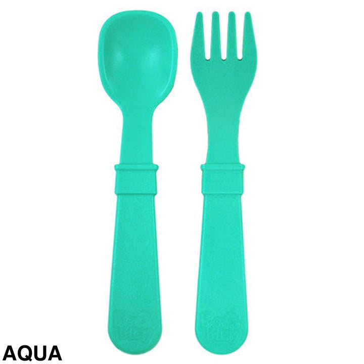 Replay Toddler Utensils Aqua