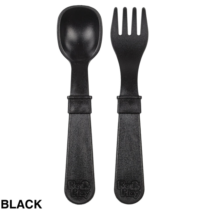 Replay Toddler Utensils Black