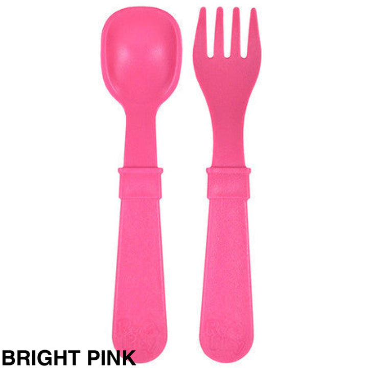 Replay Toddler Utensils Bright Pink