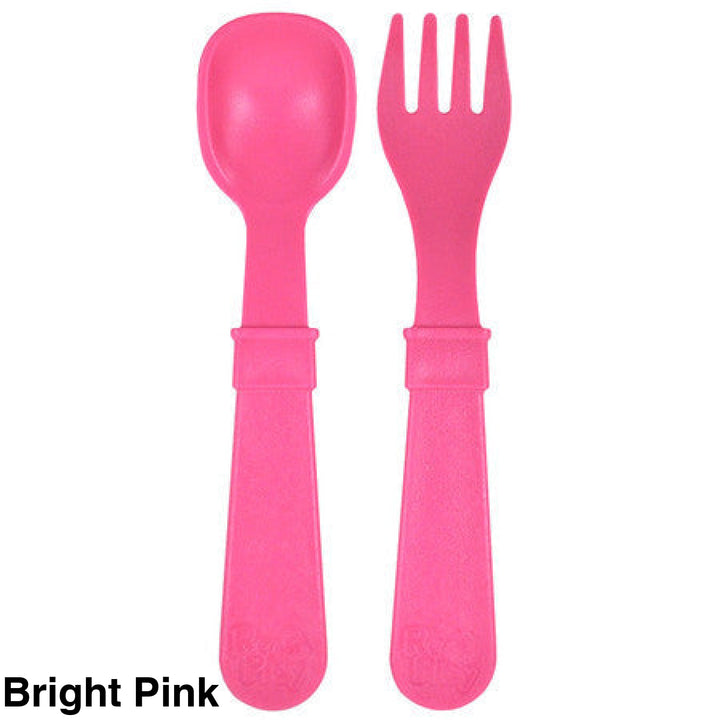 Replay Toddler Utensils Bright Pink