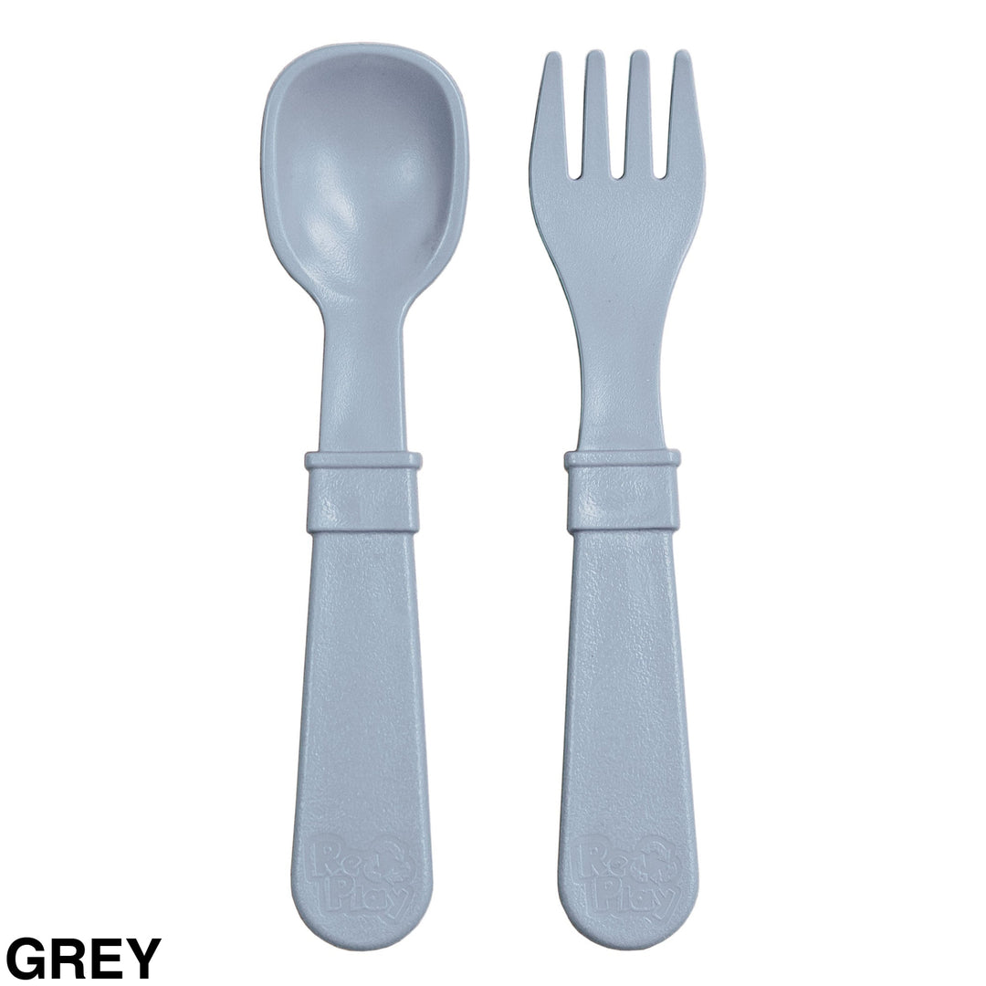 Replay Toddler Utensils Grey