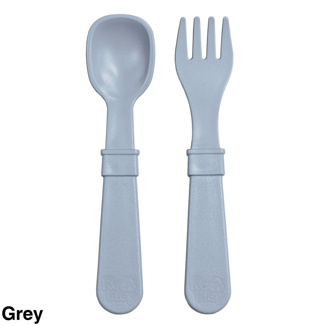 Replay Toddler Utensils Grey