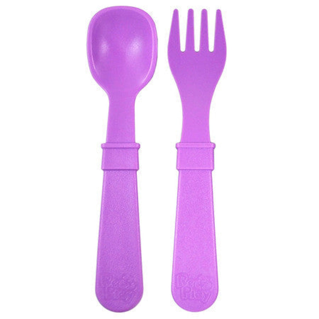 Replay Toddler Utensils Purple