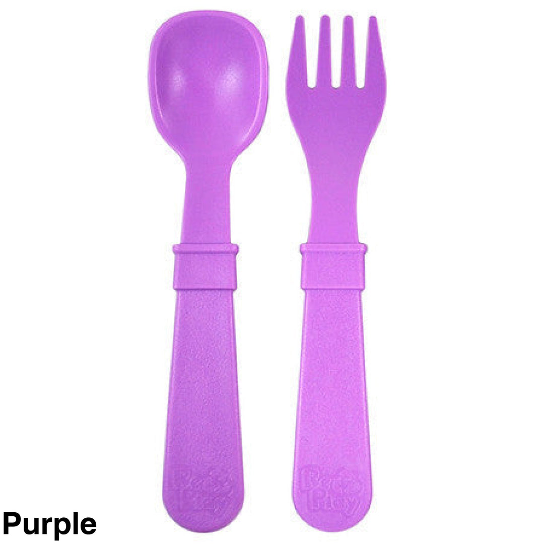 Replay Toddler Utensils Purple