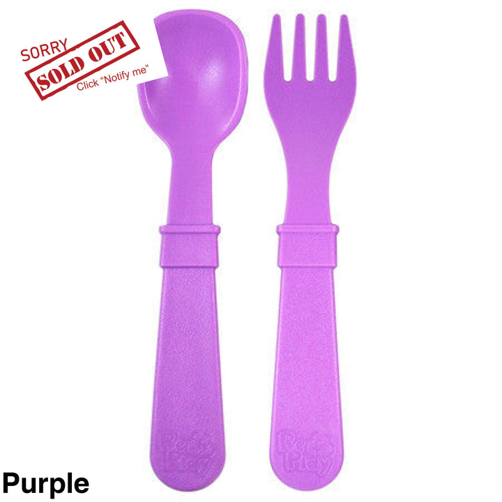 Replay Toddler Utensils Purple