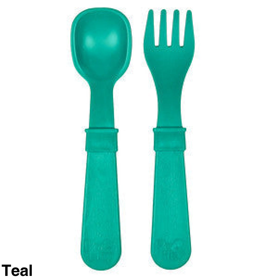 Replay Toddler Utensils Teal