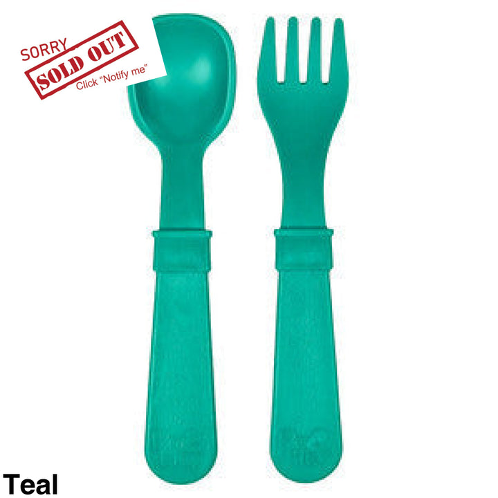 Replay Toddler Utensils Teal