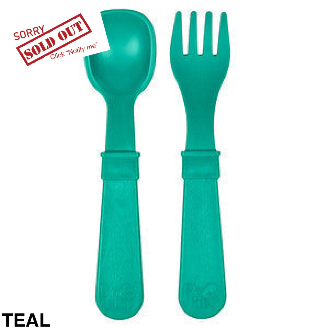 Replay Toddler Utensils Teal
