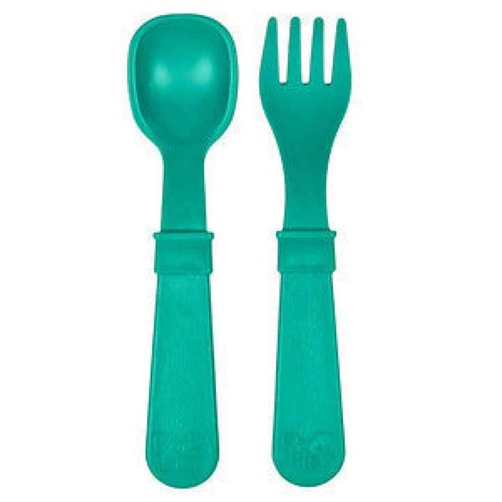 Replay Toddler Utensils Teal
