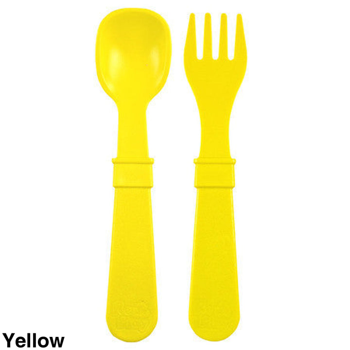 Replay Toddler Utensils Yellow