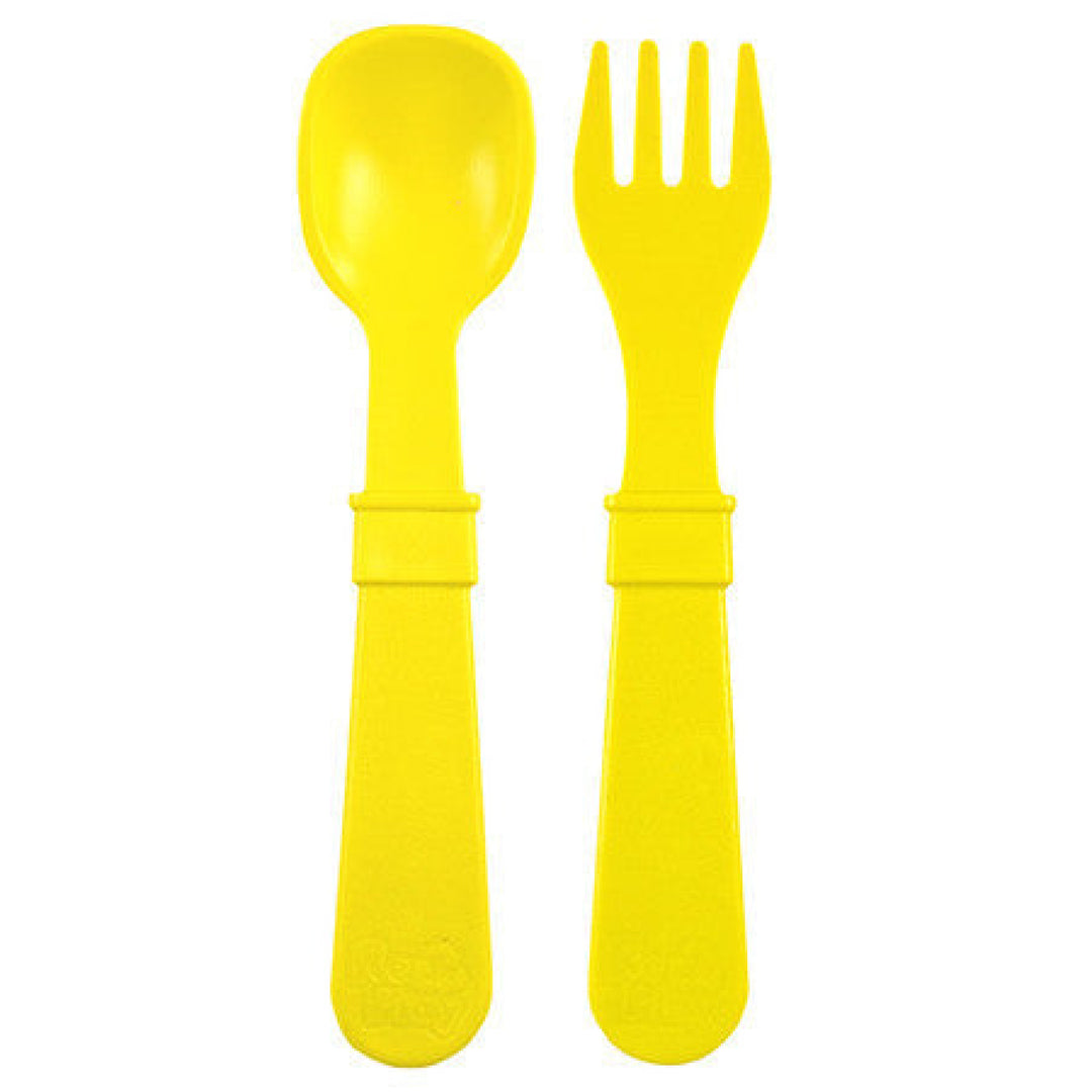 Replay Toddler Utensils Yellow