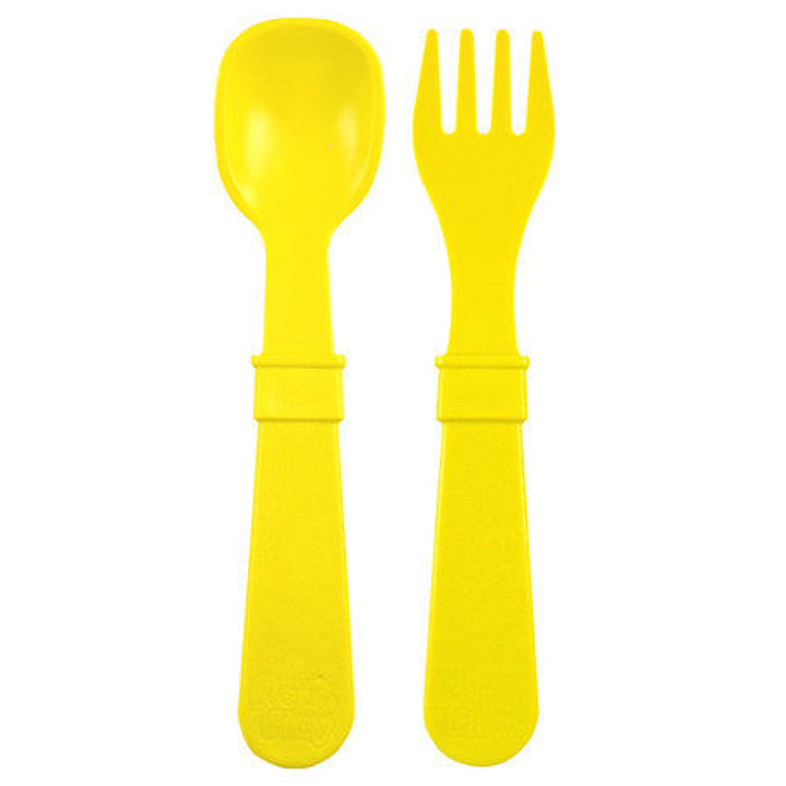 Replay Toddler Utensils Yellow