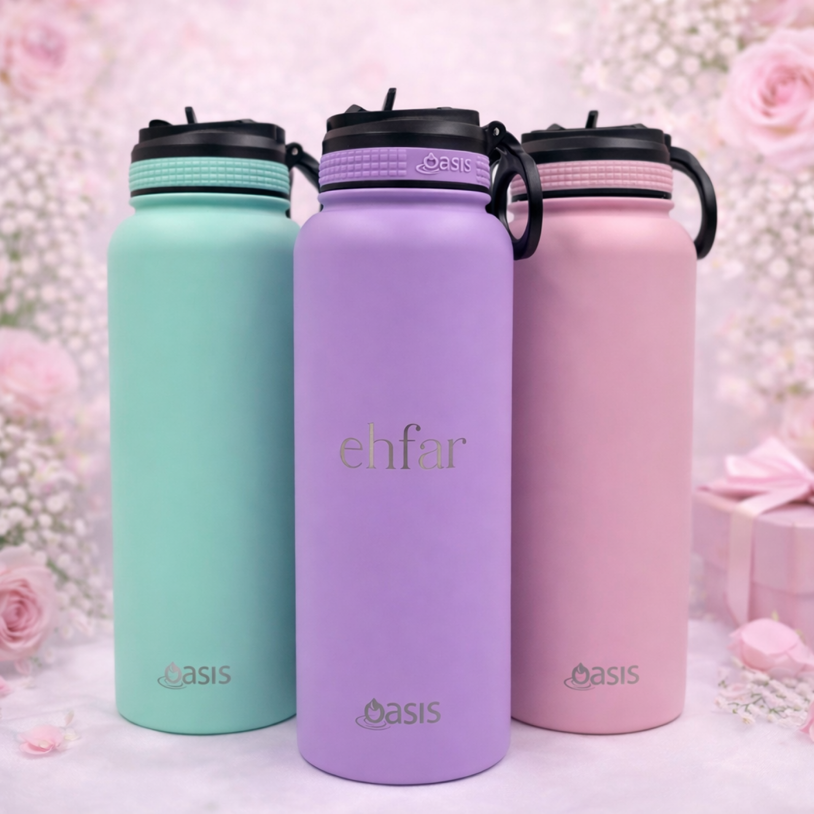 EHFAR Insulated Sipper Bottle 1.1L – Tazmyrtle Designs