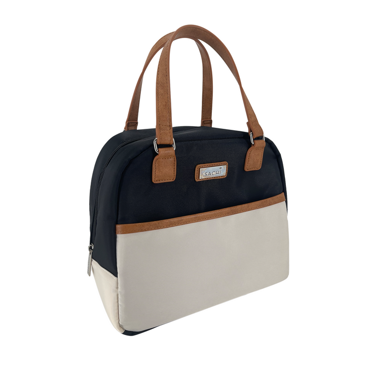 Sachi Insulated Cali Lunch Bag Black & Cream