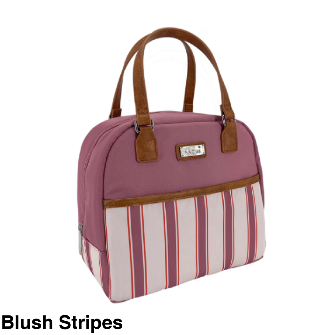Sachi Insulated Cali Lunch Bag Blush Stripes