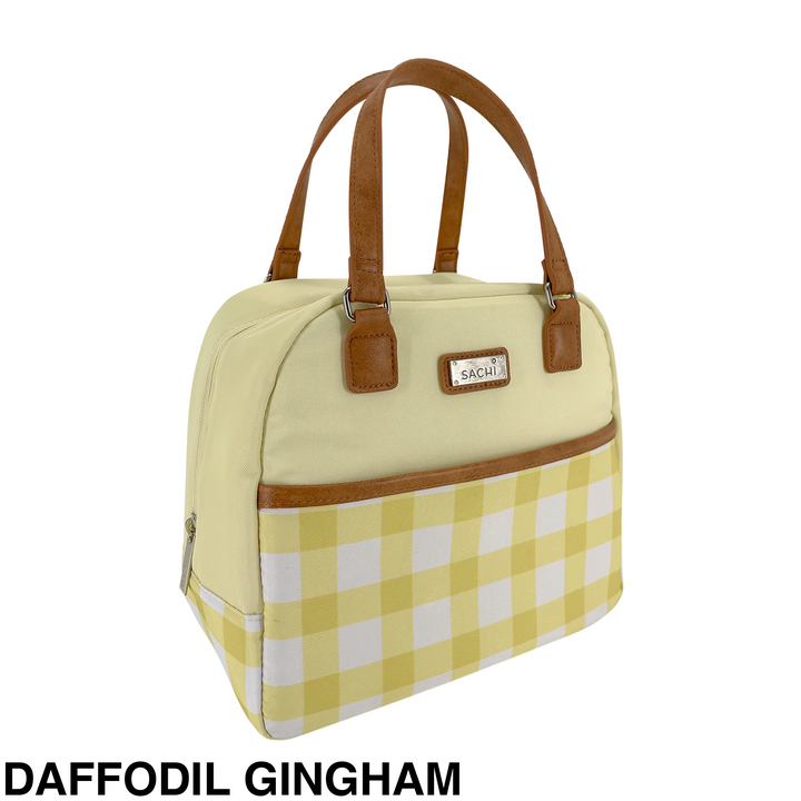 Sachi Insulated Cali Lunch Bag Daffodil Gingham