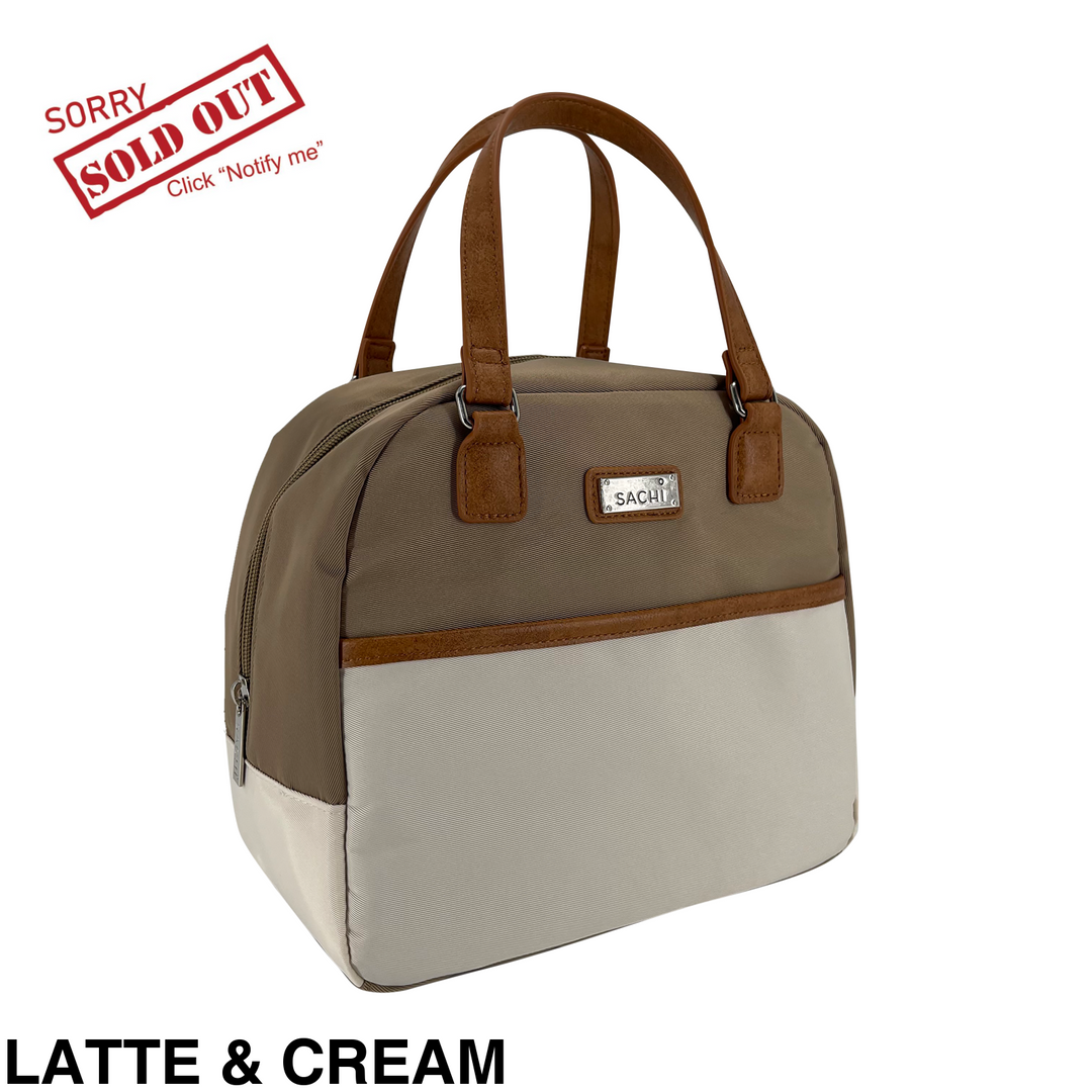 Sachi Insulated Cali Lunch Bag Latte & Cream