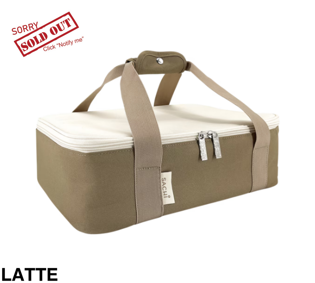 Sachi Insulated Cook and Carry Bag Latte