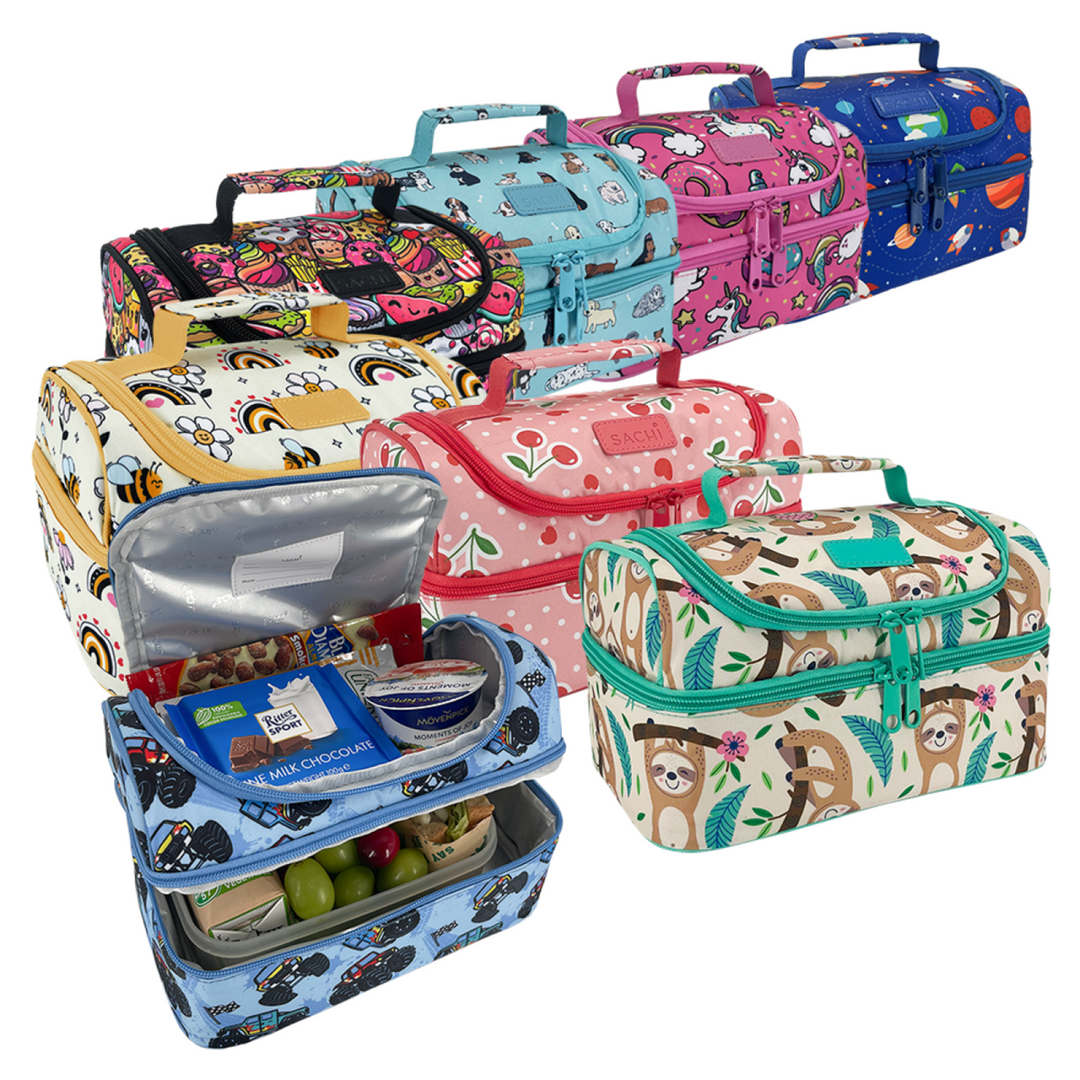 Sachi Insulated Double Decker Lunch Bag
