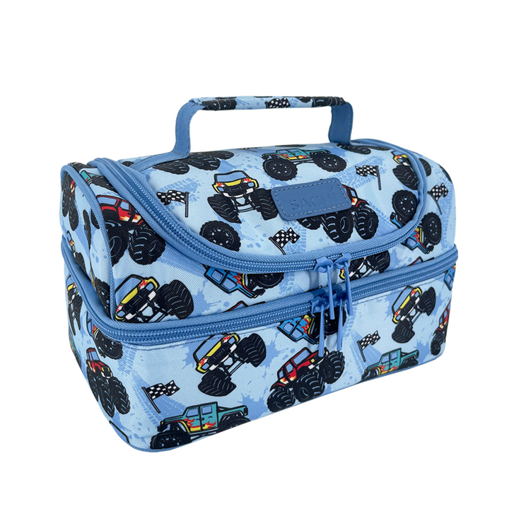 Sachi Insulated Double Decker Lunch Bag Busy Bees