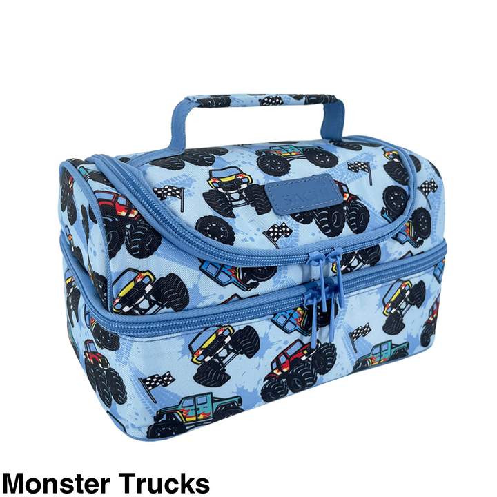 Sachi Insulated Double Decker Lunch Bag Busy Bees