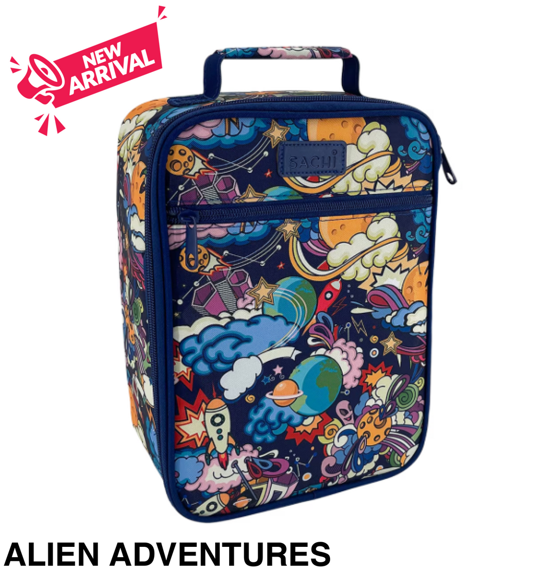 Sachi Insulated Junior Lunch Bag Alien Adventures