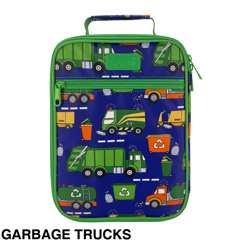 Sachi Insulated Lunch Bag Garbage Trucks