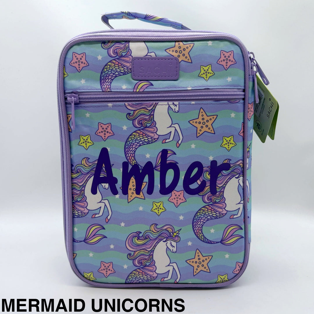 Sachi Insulated Lunch Bag Mermaid Unicorns