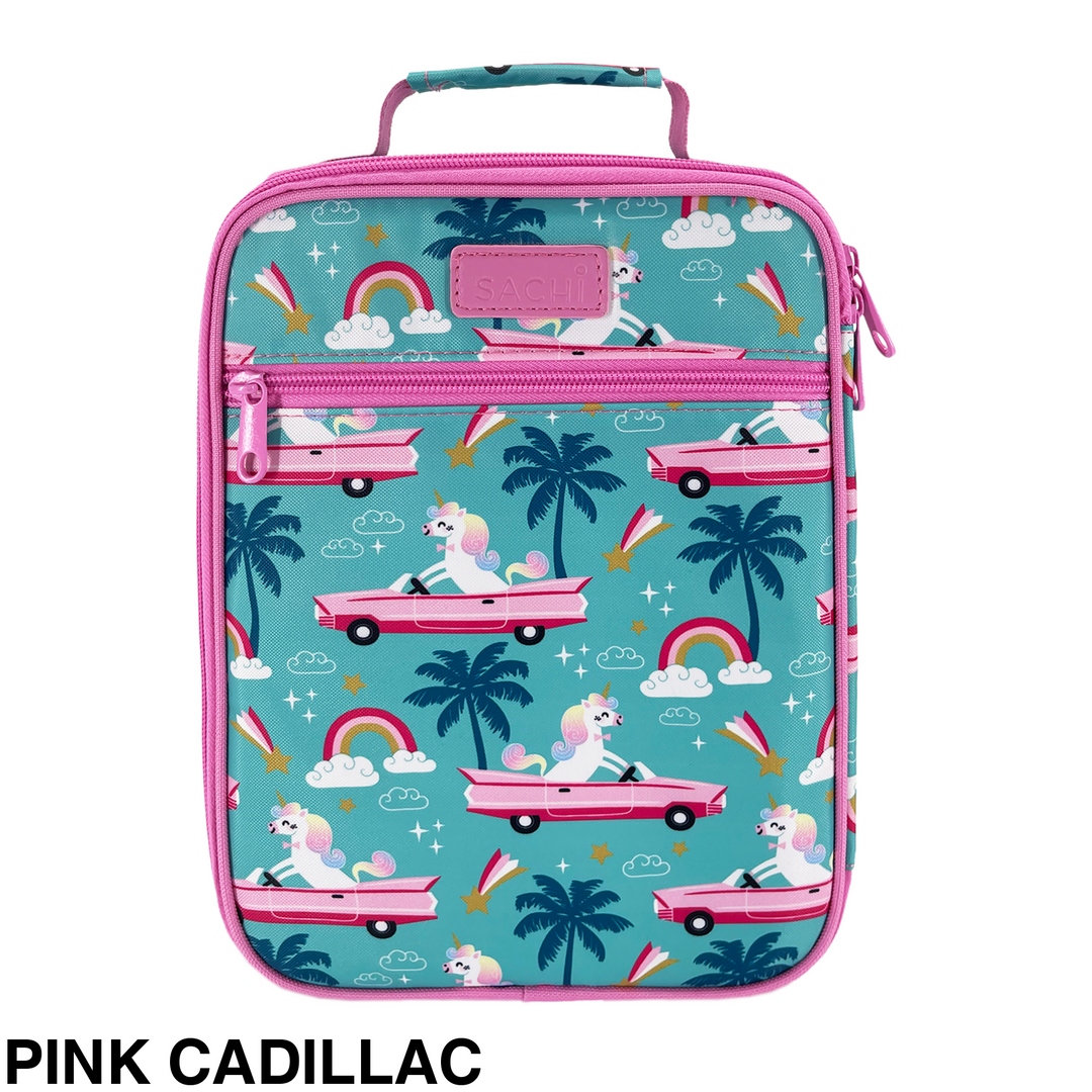 Sachi Insulated Lunch Bag Pink Cadillac