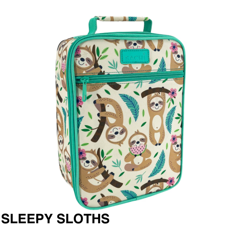 Sachi Insulated Junior Lunch Bag Sleepy Sloths