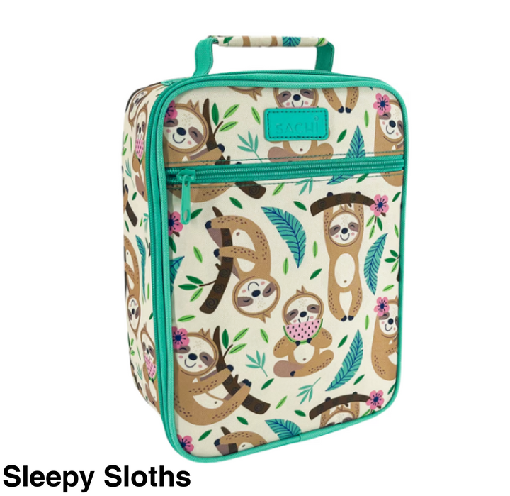 Sachi Insulated Junior Lunch Bag Sleepy Sloths