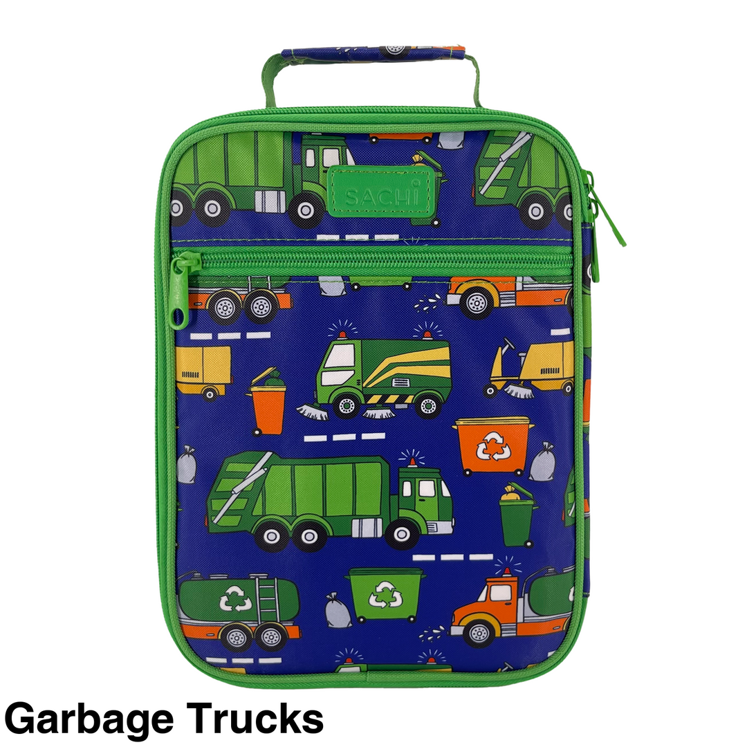 Sachi Insulated Lunch Bag Garbage Trucks